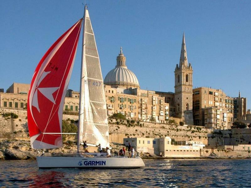 Contemporary, Luxury Apartment With Valletta And Harbour Views Sliema Exterior foto